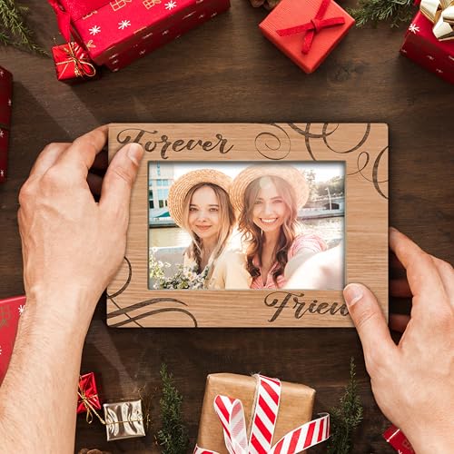 YSTEP Best Friend Frame - Gifts for Best Friends - 4x6 Wooden Display - Long Distance Friendship - style: Style 5