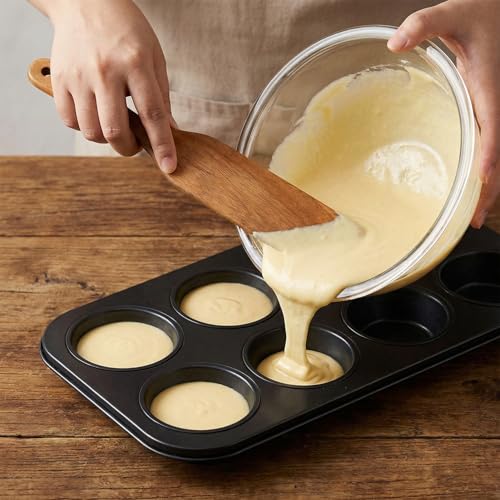 2 Pcs Wooden Spurtle for Sourdough Starter Acacia Wood Thin Spatula Scraper | Mixing Tool Sour Dough Whisk Mixer Warmer Bread Accessories Jar Spatula Sourdough Scraper Stirrer Skinny Spatula Spurtle - color: 2 PCS SPURTLE