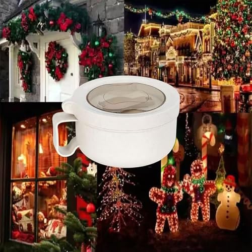 OZY Microwave Bowl Set with Lids and Handles,Ramen Noodles Cup Mug for Instant Noodles,Oatmeal,Salad,Soup,Cereal,Ideal for Home,Office, Dorm (1Beige) - color: 1Beige