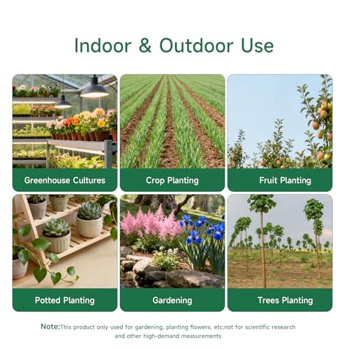 Soil Moisture Meter for Plants, Hygrometer Sensor Water Monitor, Plant Moisture Tester for Indoor Outdoor Garden, Potted Plants, Farm, Lawn, No Battery (Style 1) - size: Style 1