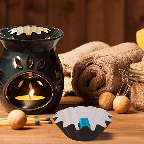 Wax Melt Warmer Liners Reusable & Leakproof Candle Warmer Liners Wax Tray for Scented Wax,Electric Wax Warmers, Plug in Warmers, Candle Warmer,Wax Melter and Wax Burner(Black 25pcs) - color: Black, size: 25PCS