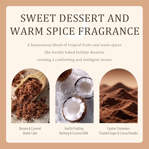 Winter Candle Gift Set for Women (2-Pack) - Gourmand, Fruity & Sweet Scented Soy Wax Candles, Clean Burning, Eco-Friendly, Cozy Home Decor Gift (8.8 oz Each) (Joyride Set No. 08)