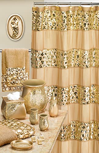 Zahari Home Sinatra 3 Piece Bathroom Towel Set Bath Towel Hand Towel Wash Cloth Absorbent, Champagne - color: Champange