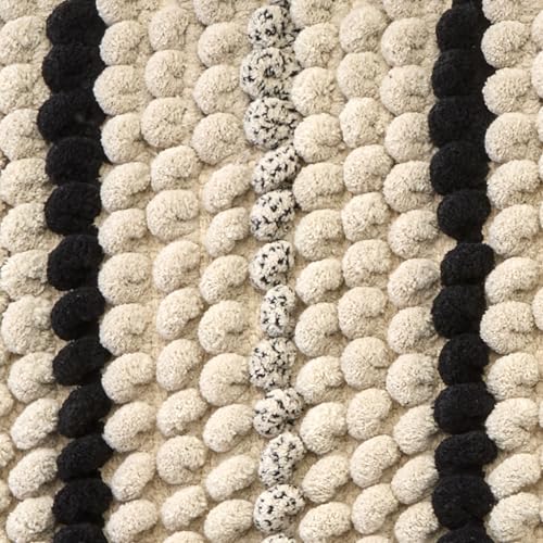 SKL Home Roseville Bath Rug, Plush Chenille, Anti-Slip, 20" x 30", Tan | 100% Cotton with Latex backing. Ultra-soft & absorbent. Modern stripe design works in the bathroom, kitchen or any space. - color: Roseville, style: Rug