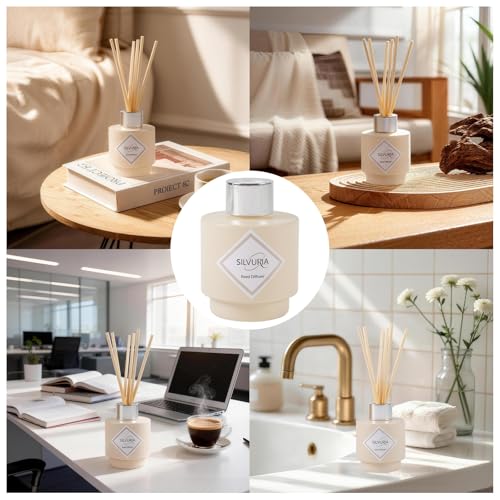 Bamboo Reed Diffuser Set,100ml Scented Oil Diffuser