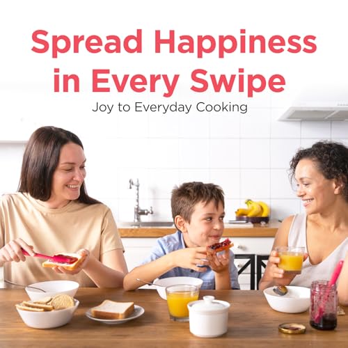 Kitchen Mama WaltzGrip Platinum Silicone Jar & Can Spatula Set, Yellow | Heat-Resistant, Dishwasher Safe, Ergonomic Grip, Perfect for Mixing and Scraping, Nonstick Cookware - color: Yellow
