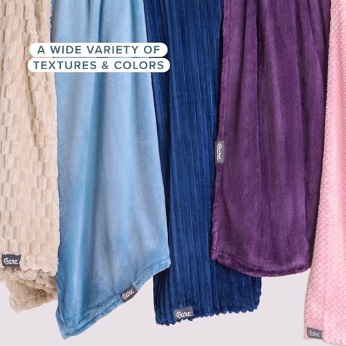 Bare Home Fleece Blanket Luxury Microplush (Full/Queen, Oyster) | Ultra-Soft Lightweight Blanket for Bed, Sofa, and Couch, Cozy & Warm Blanket - color: 20 - Oyster, size: Full/Queen