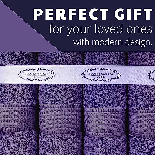 Personalized Towels, Hotel & Spa Quality, Super Soft, Highly Absorbent, Bathroom Sets, 100% Cotton Monogrammed towels 6 Piece Towel Set, Includes 2 Bath Towels, 2 Hand Towels, 2 Washcloths, Purple - color: Purple, size: 6 Piece Towel Set (Bath, Hand, Wash