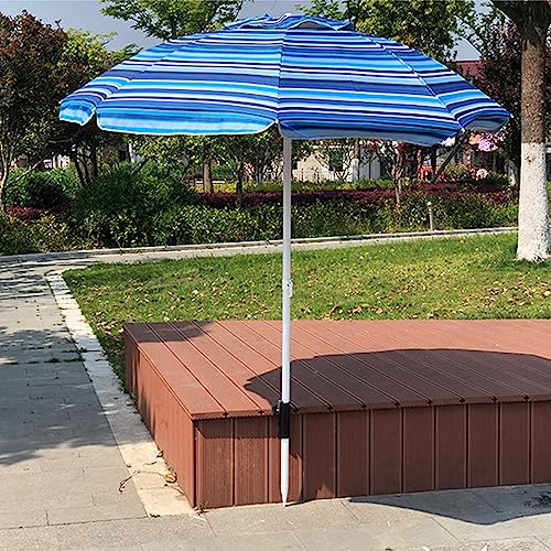 Cunguv Umbrella Clamp Stand Holder Outdoor Heavy Duty Umbrella Mount Clip Black