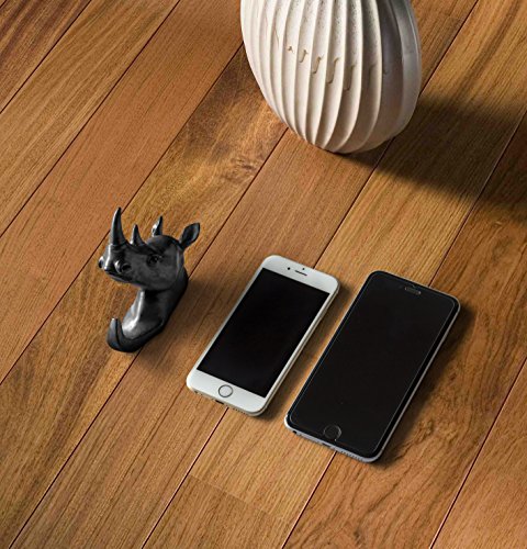 Rhino Head Single Wall Hook/Hanger, Black | Animal Shaped, Heavy Duty, Rustic Decorative, Coat Hat Hook - color: Rhino-Black