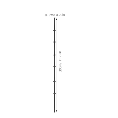 10pcs Plant Propagation Stations Rack - Tabletop Plant Terrarium Hanger Rod - Replacement Hydroponic Water Vase Stand for Home Office 30cm - size: 30.00X0.50X0.50CM