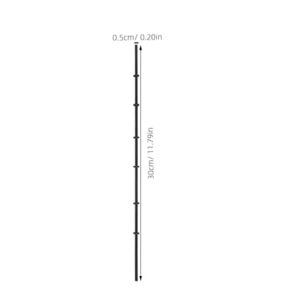 10pcs Plant Propagation Stations Rack - Tabletop Plant Terrarium Hanger Rod - Replacement Hydroponic Water Vase Stand for Home Office 30cm - size: 30.00X0.50X0.50CM