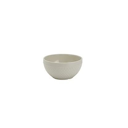 Tabletops Gallery Hobnail Style 4 Piece Timeless Grey Stoneware Nesting Mixing Bowl Set for Baking and Cooking - color: TIMELESS GREY