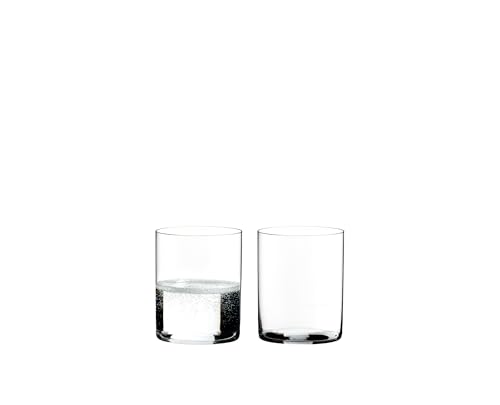 Riedel Veloce Crystal Water Glass, Set of 2 | Thin, durable machine-made design, dishwasher safe - style: Water
