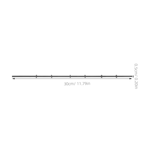 10pcs Plant Propagation Stations Rack - Tabletop Plant Terrarium Hanger Rod - Replacement Hydroponic Water Vase Stand for Home Office 30cm - size: 30.00X0.50X0.50CM