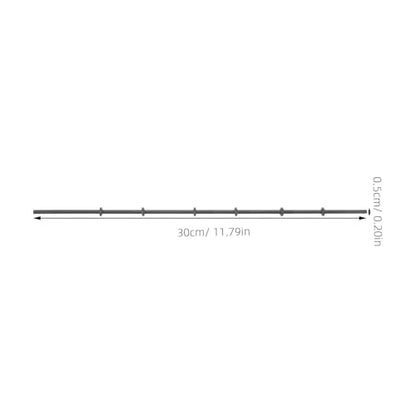 10pcs Plant Propagation Stations Rack - Tabletop Plant Terrarium Hanger Rod - Replacement Hydroponic Water Vase Stand for Home Office 30cm - size: 30.00X0.50X0.50CM