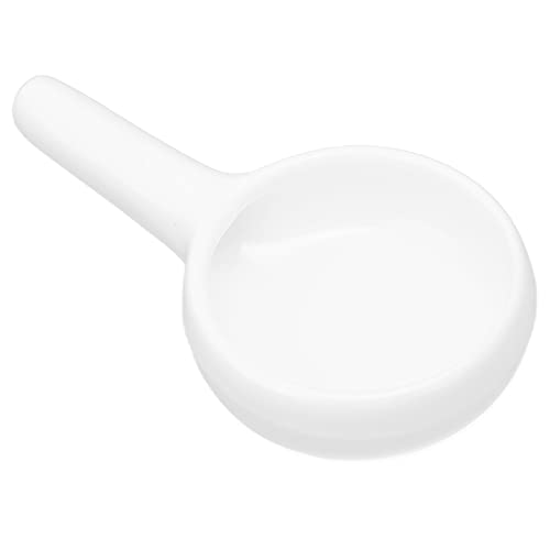 Tealight Wax Warmer Candle Spoon, Shape Replacement Candle Holder for Essential Oil, Aromatherapy Diffuser,Fragrance Incense (White) - color: White
