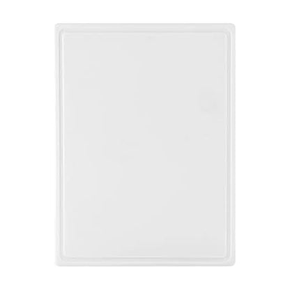 Farberware Cutting Board for Kitchen, Extra Large 15 x 20 Inch Plastic Cutting Board with Deep Juice Groove, Reversible, Dishwasher Safe, White - size: 20.1"L x 15"W