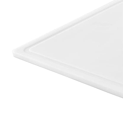 Farberware Cutting Board for Kitchen, Extra Large 15 x 20 Inch Plastic Cutting Board with Deep Juice Groove, Reversible, Dishwasher Safe, White - size: 20.1"L x 15"W