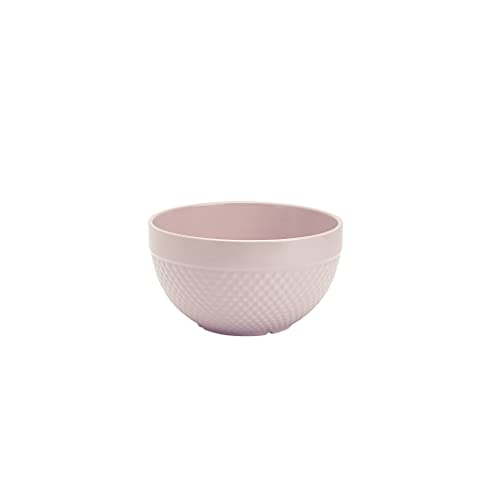 Tabletops Gallery Hobnail Style 4 Piece Timeless Grey Stoneware Nesting Mixing Bowl Set for Baking and Cooking - color: TIMELESS GREY