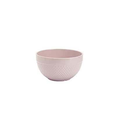 Tabletops Gallery Hobnail Style 4 Piece Timeless Grey Stoneware Nesting Mixing Bowl Set for Baking and Cooking - color: TIMELESS GREY