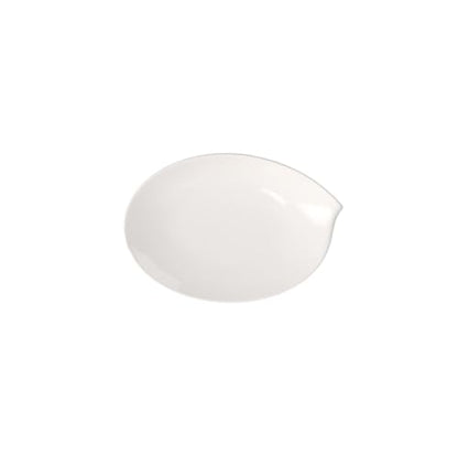 Villeroy & Boch Flow Oval Platter, 14 in, Premium Porcelain, White | White German porcelain oval platter, curved lines, dishwasher and microwave safe, a stylish cheese or fish centerpiece - size: 14 in, style: Modern