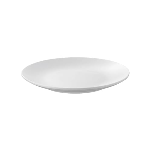 12-Piece Glazed White Stoneware Dinnerware Set, Service for 4 Plates Bowls, Microwave & Dishwasher Safe Neutral Tableware for Home Dining, 2026 Timeless Household Essential