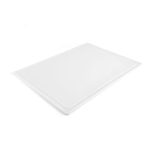 Farberware Cutting Board for Kitchen, Extra Large 15 x 20 Inch Plastic Cutting Board with Deep Juice Groove, Reversible, Dishwasher Safe, White - size: 20.1"L x 15"W