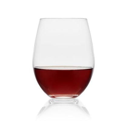 Mikasa Samantha Stemless Wine Glass, Set Of 4, 21 Ounce