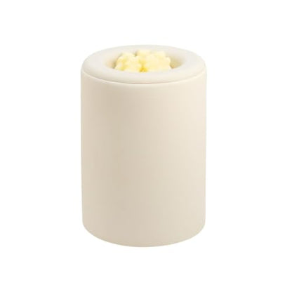 Happy Wax Mod Wax Melt Warmer with 3, 6, and 9 Hour Timer for Scented Wax Melts, Tarts & Cubes - Electric, Ceramic Wax Melter with Removable No Mess Silicone Wax Dish, Bone Color - color: Bone