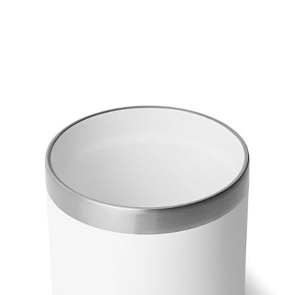 YETI Rambler 10 oz Ceramic Lined Lowball 2.0, Vacuum Insulated with MagSlider Lid, White - color: White