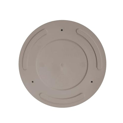 Bloem Mathers Planter w/Saucer Tray 10" Pebble Stone Beige - color: Pebble Stone, size: 10"