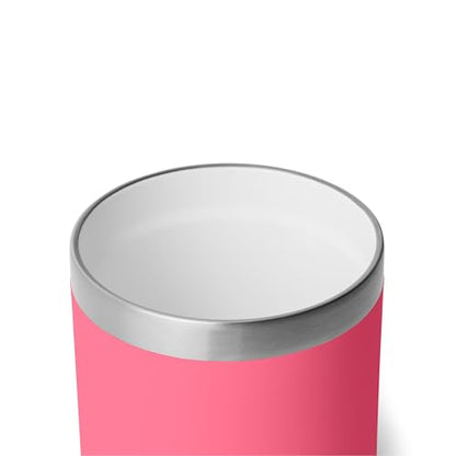YETI Rambler 10 oz Ceramic Lined Lowball 2.0, Vacuum Insulated with MagSlider Lid, Tropical Pink - color: Tropical Pink