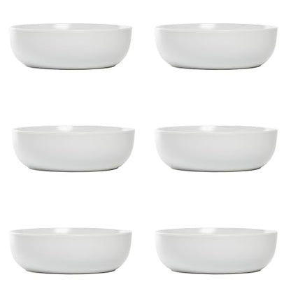 10 Strawberry Street Wazee Matte Coupe Dinnerware, Bowl, White, Set of 6 - color: White, size: 7.5" Dinner Bowl, style: Dinner Bowl