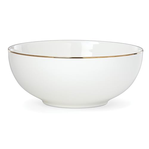 Lenox White Trianna Medium Serving Bowl, 3.20 LB - size: 3.20 LB, style: Serving Bowl