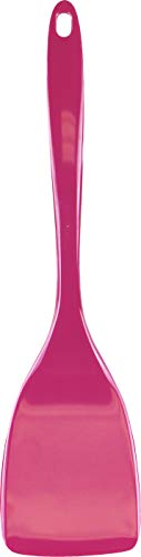 Spatula, Turner for Non-stick pans, Heat Resistant, BPA Free Melamine Utensil with Ergonomic Handle, 11 inch, Set of 6 by Reston Lloyd, Magenta - color: Magenta, size: 100% Melamine Spatula, Set of 6