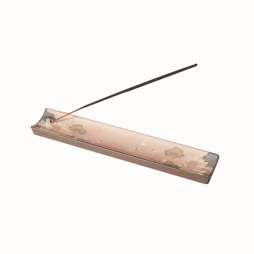 Incense Holder for Sticks, Ceramic Incense Burner with Ash Catcher, Aesthetic Decor for Home, Room & Office, Unique Gifts for Housewarming Yoga, Meditation & Spa (Goldfish) - color: Earthy