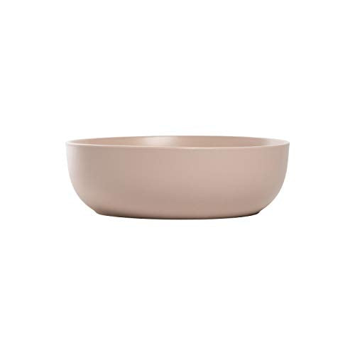 10 Strawberry Street Wazee Matte Coupe Dinnerware, Bowl, Blush, Set of 6 - color: Blush, size: 7.5" Dinner Bowl, style: Dinner Bowl