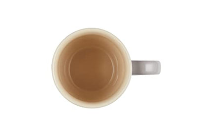 Le Creuset Stoneware Extra-Large Logo Coffee Mug, 20oz., Oyster - color: Oyster, size: 20 Ounces