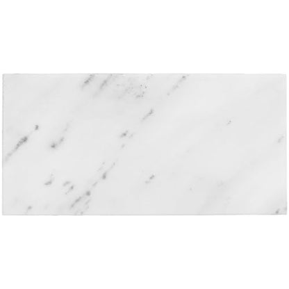 VICASKY Natural Marble Vanity Tray 30x15cm Gray White Countertop Organizer for Bathroom, Dresser, Entryway Rectangular Storage for Cosmetics and Keys