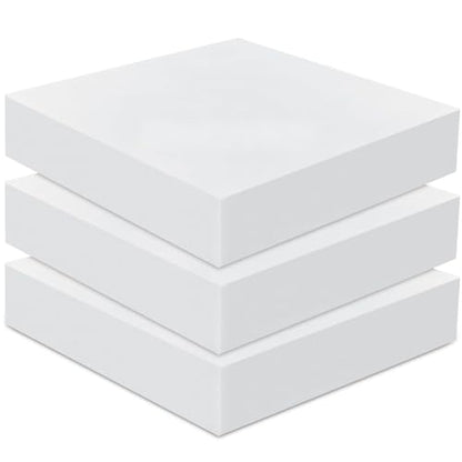 Frienda 3 Pack 5" x 20" x 20" Upholstery High Density Foam Cushion | 2.2 Density 50ild Replacement Square Cut to Size Foam Padding, Seat Couch for Patio Furniture Commercial Dinning Benches - size: 5 x 20 x 20 Inch