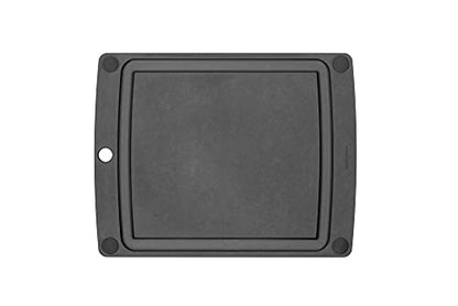 Epicurean All-In-One Cutting Board with Non-Slip Feet and Juice Groove - Non-toxic, Dishwasher Safe, Made in the USA, 11.5" x 9", Slate - color: Slate/Black, size: 11.5"L x 9"W