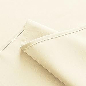 Cloth Napkins Set of 6, 18 x 18 Inch, Washable Champagne Dinner Napkins with Hemmed Edges for Restaurant, Wedding and Holiday - color: Champagne, size: 18" x 18" (Set of 6)