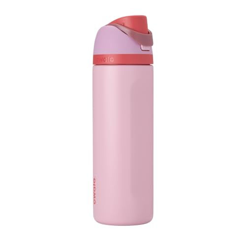 Owala FreeSip Stainless Steel Water Bottle 24 oz Angel Food Cake - color: Angel Food Cake, size: 24 Ounces