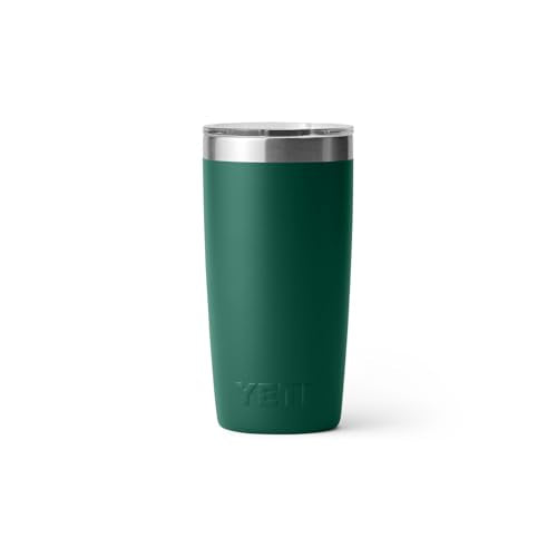 YETI Rambler 10 oz Tumbler, Stainless Steel, Vacuum Insulated with MagSlider Lid, Black Forest Green - color: Black Forest Green
