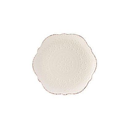 Pfaltzgraff Chateau Cream 16-Piece Stoneware Dinnerware Set, Service for 4, Off White - style: 16-Piece Stoneware Dinnerware Set