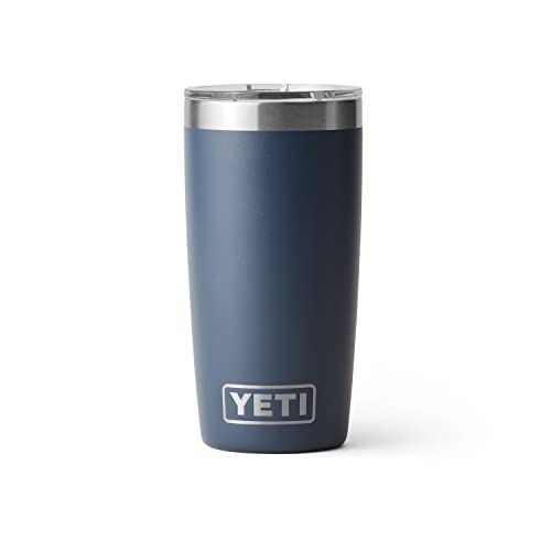 YETI Rambler 10 oz Tumbler, Stainless Steel, Vacuum Insulated with MagSlider Lid, Navy - color: Navy