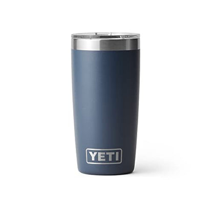 YETI Rambler 10 oz Tumbler, Stainless Steel, Vacuum Insulated with MagSlider Lid, Navy - color: Navy