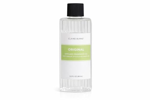 Claire Burke Original Reed Diffuser Set for Home | Flameless Fragrance Oil with Sticks | Scent Diffuser Stick Set | Rose & Lavender | 3 fl oz, 8 Reeds | Up to 800 Sq Ft | Diffusers for Home Fragrance