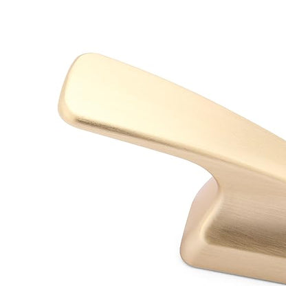 SARIHOSY5 Packs Coat Hooks,Metal Hooks for Clothes, Hats, Bags, Towels, Keys(Frosted Gold) - color: Gold(Frosted)